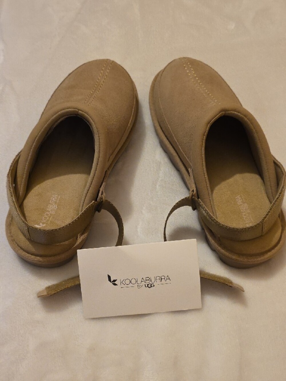 Koolaburra By Ugg Women's Slip-On Suede Tizzey Clog in Tan Size 9 New - Picture 9 of 9